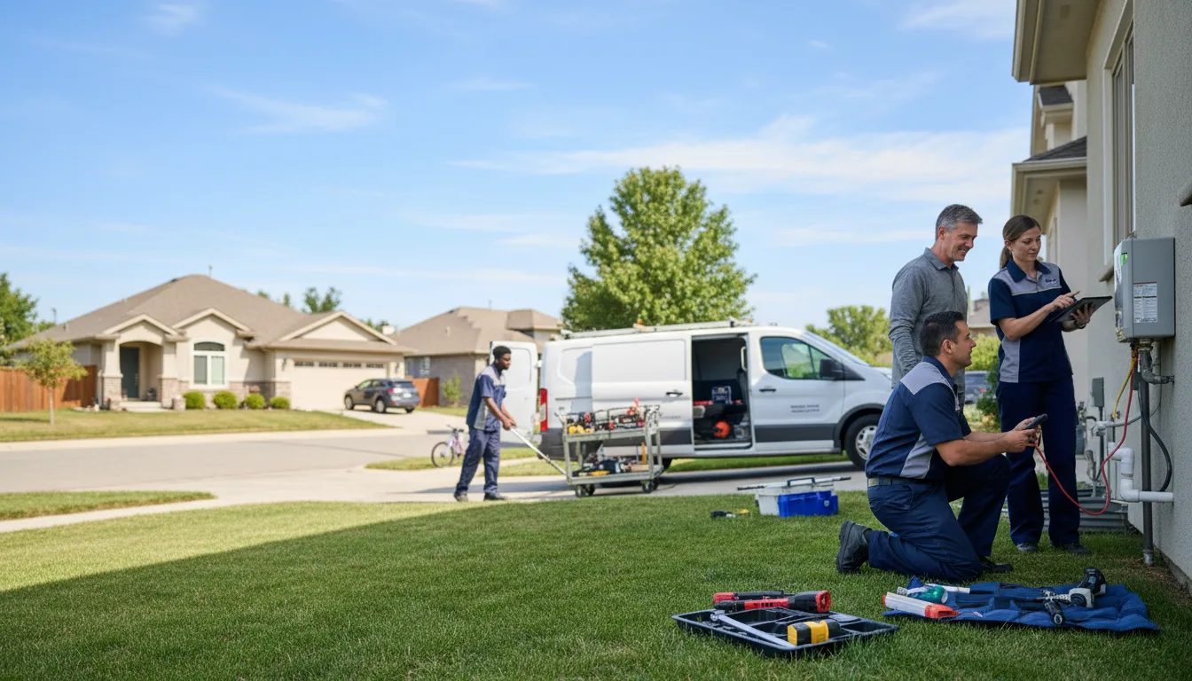 Tankless water heater service in Barstow, IL